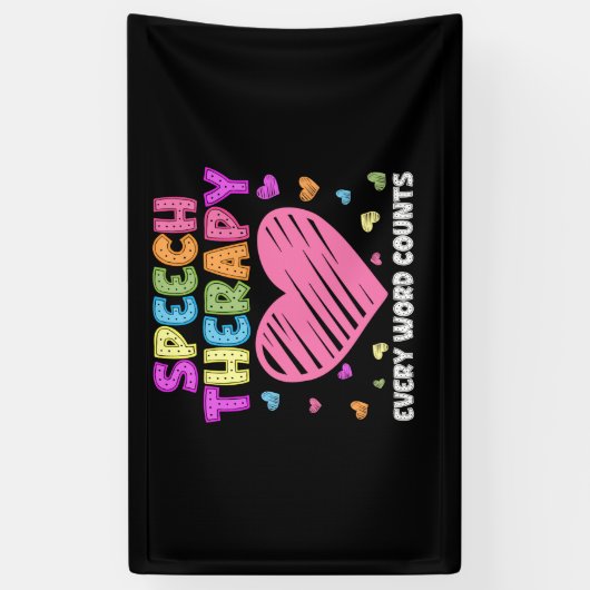 SLP Language Pathologe & Speech Therapy Banner (Vertikal)