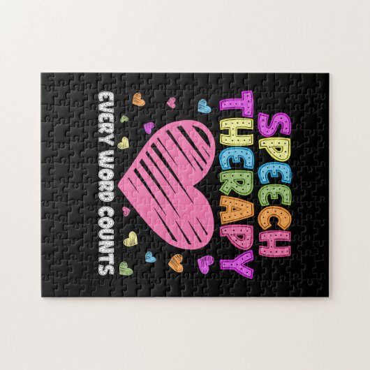 SLP Language Pathologe & Speech Therapy Puzzle (Horizontal)