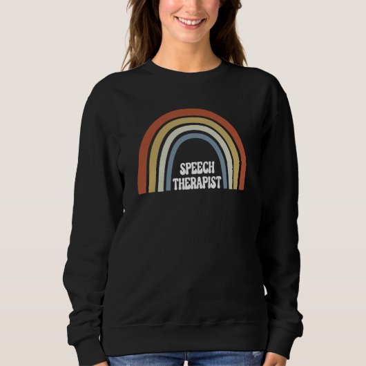 SLP Language Therapy Therapist Mental Health Speec Sweatshirt (Vorderseite)