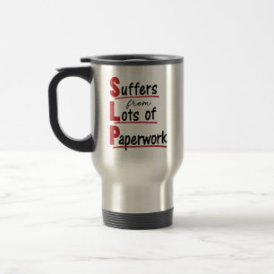 SLP leidet an vielen Paperwork-Speech-Therapien Reisebecher