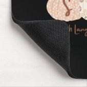Slp Pumpkin Speech Language Pathologe Fall Autum Mousepad (Ecke)