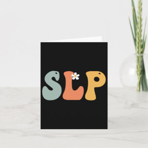 Slp Retro Groovy Vintage Frauen glücklich ersten T Karte