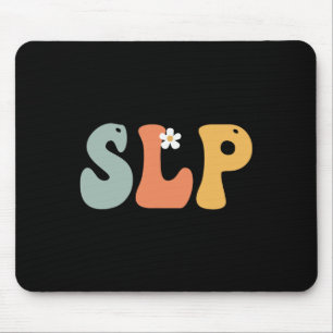 Slp Retro Groovy Vintage Frauen glücklich ersten T Mousepad