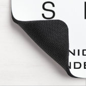 SLP Speech Language Pathologe ASL Mousepad (Ecke)