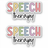 SLP Speech Therapy Speech Pathology Student Aufkleber (Vorderseite)