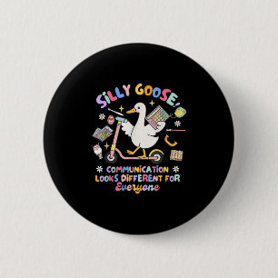 Slp Speechie Albern Goose Communication sieht ande Button