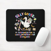 Slp Speechie Albern Goose Communication sieht ande Mousepad (Mit Mouse)