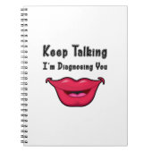 Slp Sprache-Sprachpathologie-Geschenke Notizblock (Vorderseite)