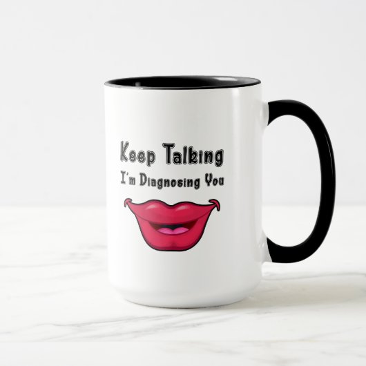 Slp Sprache-Sprachpathologie-Geschenke Tasse (Rechts)