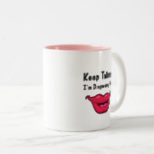 Slp Sprache-Sprachpathologie-Geschenke Zweifarbige Tasse (VorderseiteRechts)