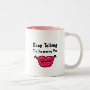 Slp Sprache-Sprachpathologie-Geschenke Zweifarbige Tasse