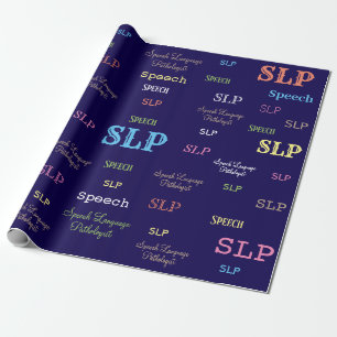 SLP (Sprachpathologe)Packpapier Geschenkpapier