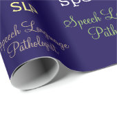 SLP (Sprachpathologe)Packpapier Geschenkpapier (Rolleneckpunkt)