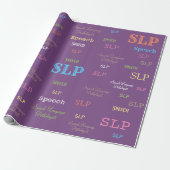 SLP (Sprachpathologe)Packpapier Geschenkpapier (Ungerollt)