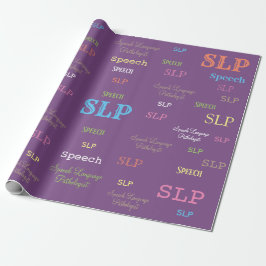 SLP (Sprachpathologe)Packpapier Geschenkpapier