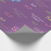 SLP (Sprachpathologe)Packpapier Geschenkpapier (Ecke)