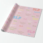SLP (Sprachpathologe)Packpapier Geschenkpapier (Ungerollt)