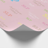 SLP (Sprachpathologe)Packpapier Geschenkpapier (Ecke)