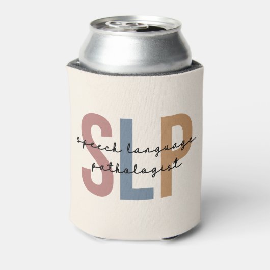 SLP-Sprachpathologe Retro Dosenkühler (Kanne Rückseite)