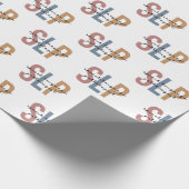 SLP-Sprachpathologe Retro Geschenkpapier (Ecke)