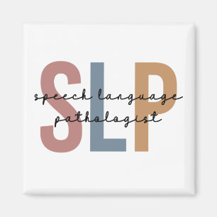 SLP-Sprachpathologe Retro Magnet