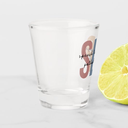 SLP-Sprachpathologe Retro Schnapsglas (Links)