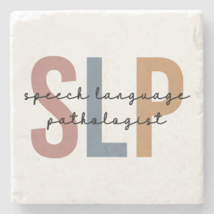 SLP-Sprachpathologe Retro Steinuntersetzer