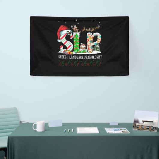 SLP-Sprachpathologe Weihnachten Banner (Messeveranstaltung)