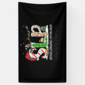 SLP-Sprachpathologe Weihnachten Banner (Vertikal)