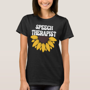 SLP Sprachtherapeut Mental Speech Sunfl T-Shirt