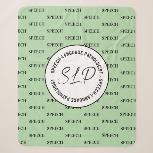 SLP! Sprachtherapeut Sherpadecke (Vorderseite)