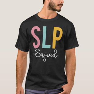 SLP Squad farbenfrohe Frauen Aufwertung Tag zurück T-Shirt