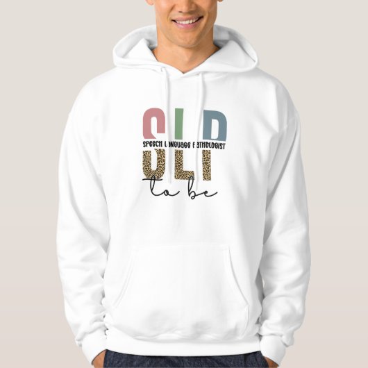 SLP to be - Future Speech Language Pathologe Gesch Hoodie (Vorderseite)