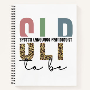 SLP to be - Future Speech Language Pathologe Gesch Notizblock