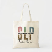 SLP to be - Future Speech Language Pathologe Gesch Tragetasche (Vorne)