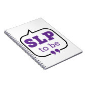 SLP to Be Future Speech Pathologe Notizblock (Rechte Seite)