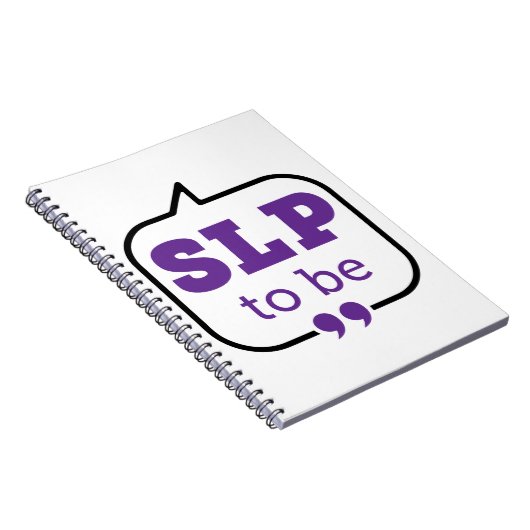 SLP to Be Future Speech Pathologe Notizblock (Rechte Seite)