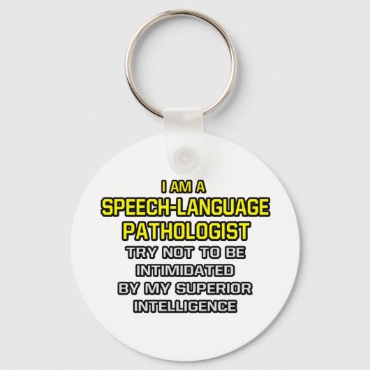 SLP... Überlegene Intelligenz Schlüsselanhänger (Vorderseite)