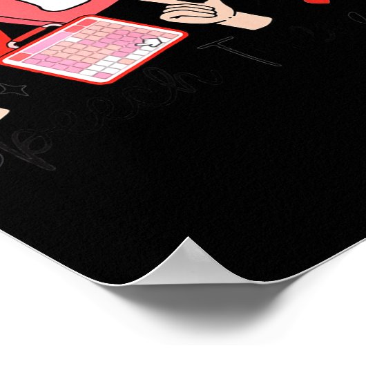 Slp Valentine's Day Speech Language Pathologist St Poster (Ecke)