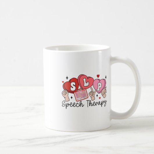 Slp Valentinstag Speech Language Pathologe Stu Kaffeetasse (Rechts)