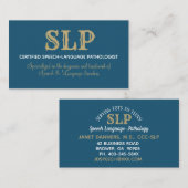 SLP Visitenkarten für Teenager Visitenkarte (Vorne/Hinten)