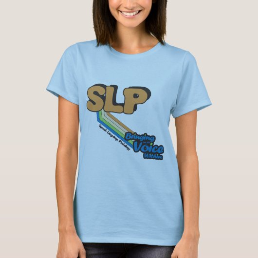 SLP, welches innen die Stimme herausbringt T-Shirt (Vorderseite)
