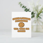 SLP: Wird für Cookies funktionieren Postkarte (Stehend Vorderseite)