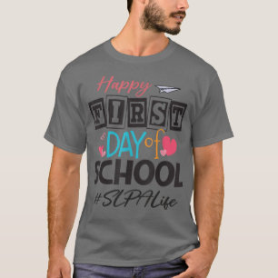 SLPA glücklicher erster Schultag Niedlicher Frauen T-Shirt