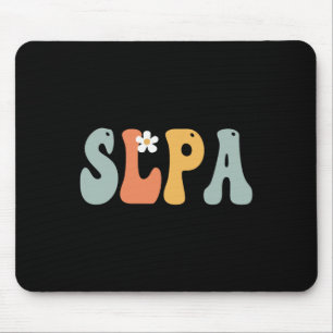 Slpa Retro Groovy Vintage Frauen glücklich ersten Mousepad
