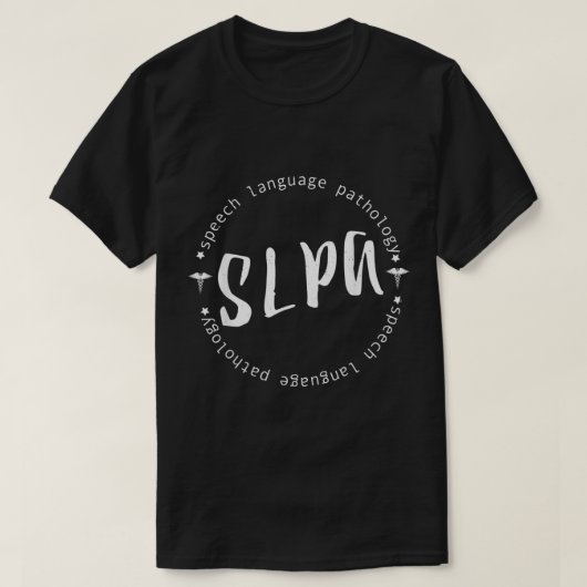 SLPA Shirt Speech Language Pathology Assistant Gif (Design vorne)