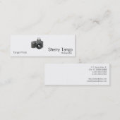 SLR-Kamera Mini Visitenkarte (Vorne/Hinten)