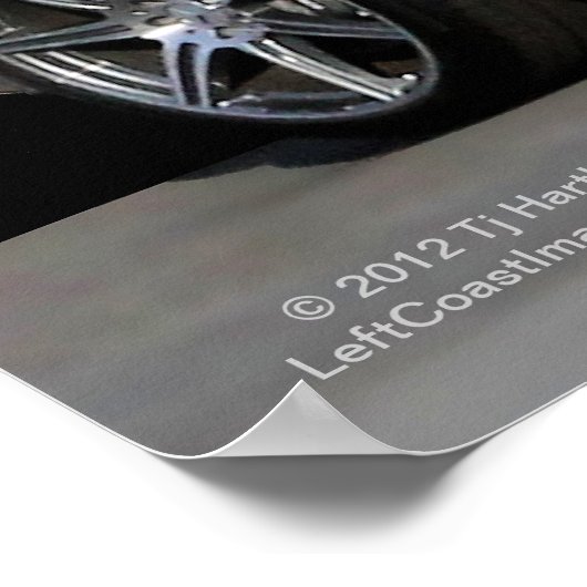 SLS AMG COUPE POSTER (Ecke)