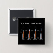 SLS Space Launch System Button (Vorne & Hinten)