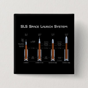 SLS Space Launch System Button
